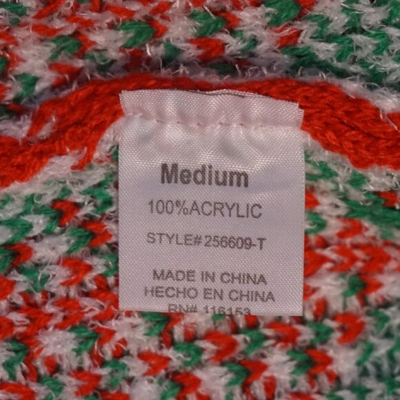 Poof! Holiday Sweater Pants Leggings Joggers Women’s Medium - Picture 5 of 5